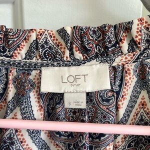 Loft fall blouse